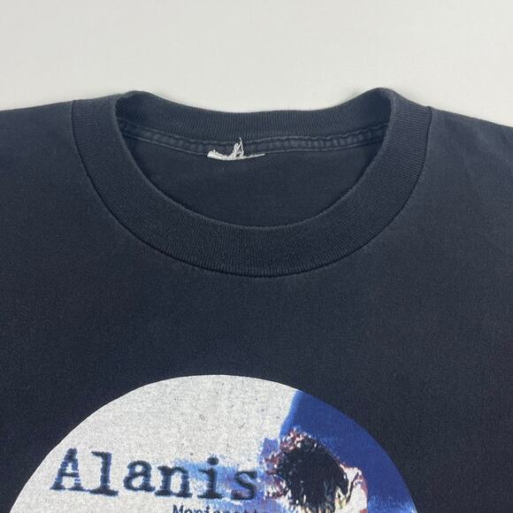 Vintage Alanis Morissette Jagged Little Pill Alt Rock Band Shirt Fits like XL - Picture 6 of 7